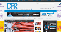 Desktop Screenshot of dentalproductsreport.com